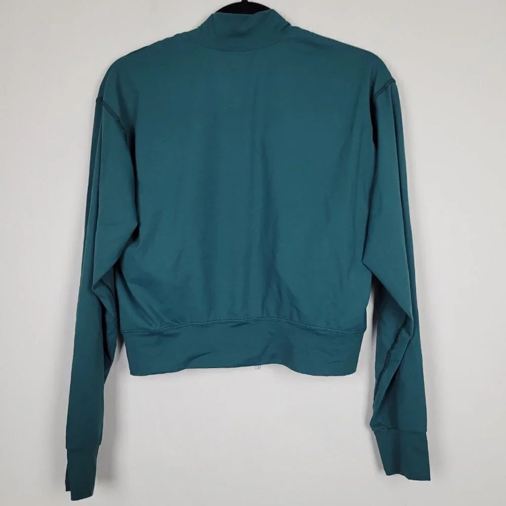 NWT Electric & Rose Hunter Wintergreen (Teal Green) Zip Front Stretch Jacket S